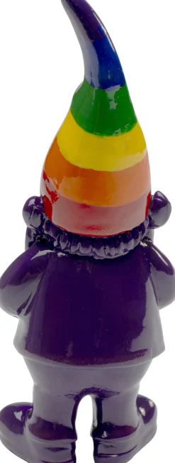 KARE Deko Figur Zwerg Stehend Rainbow Lila 11cm Fashion