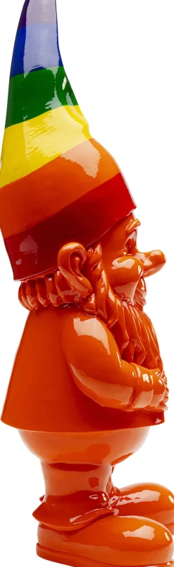 KARE Deko Figur Zwerg Stehend Rainbow Orange 46cm Hot