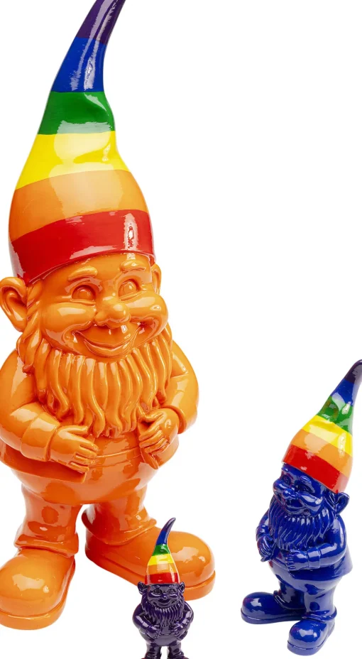 KARE Deko Figur Zwerg Stehend Rainbow Orange 46cm Hot