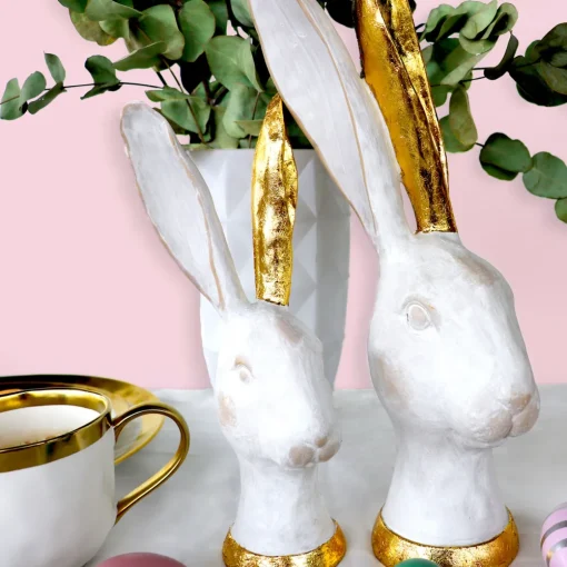 KARE Deko Objekt Bunny Gold 30cm New