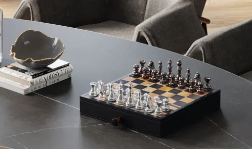 KARE Deko Objekt Chess Antique 36x33cm Clearance