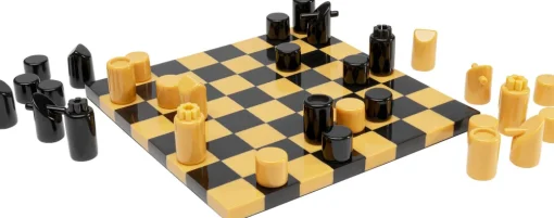 KARE Deko Objekt Chess Focus Senf 26x26cm Best