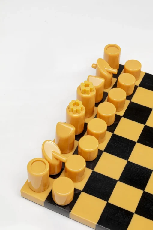 KARE Deko Objekt Chess Focus Senf 26x26cm Best