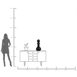 KARE Deko Objekt Chess Queen 60cm Fashion