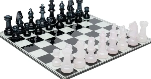 KARE Deko Objekt Chess Transparent 60x60cm Fashion