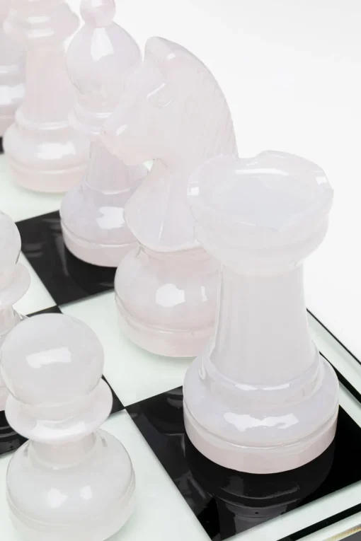 KARE Deko Objekt Chess Transparent 60x60cm Fashion