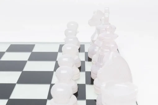 KARE Deko Objekt Chess Transparent 60x60cm Fashion