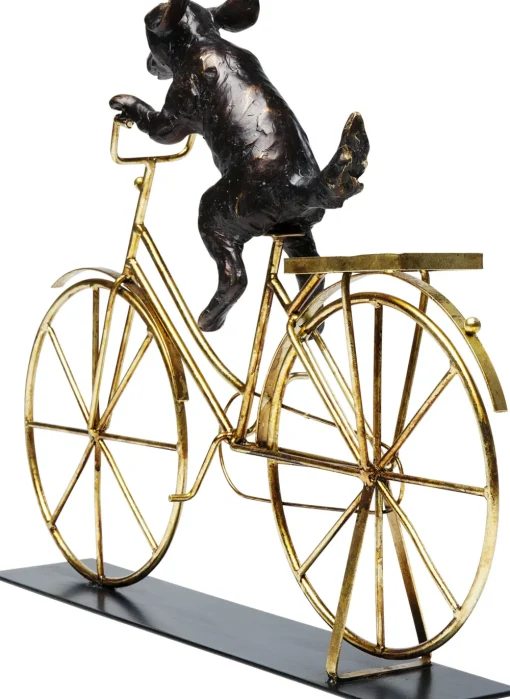 KARE Deko Objekt Dog With Bicycle 44cm Hot