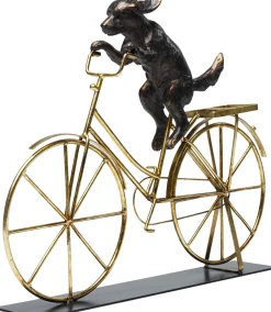 KARE Deko Objekt Dog With Bicycle 44cm Hot