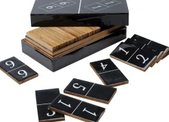 KARE Deko Objekt Domino Schwarz 24x7cm Sale