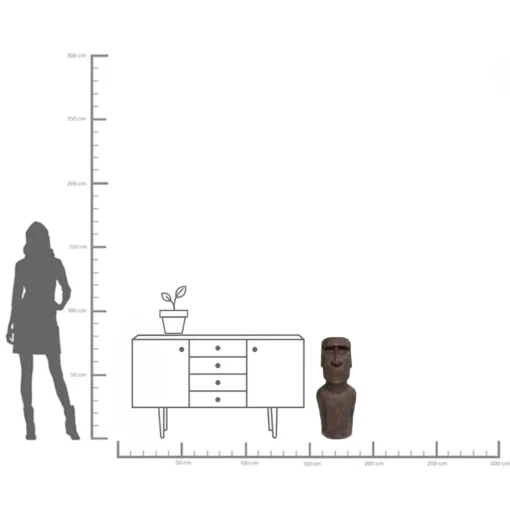 KARE Deko Objekt Easter Island 80cm Best