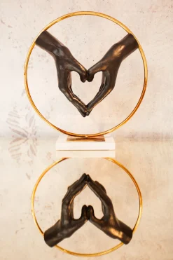 KARE Deko Objekt Elements Heart Hand 33cm Best