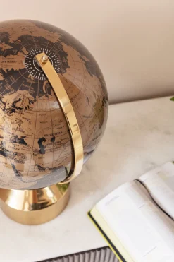 KARE Deko Objekt Globe Top Gold 47cm Clearance