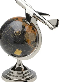 KARE Deko Objekt Globe Top Plane 39cm Hot