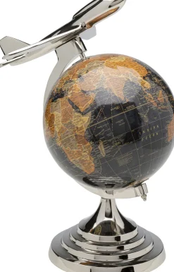 KARE Deko Objekt Globe Top Plane 39cm Hot