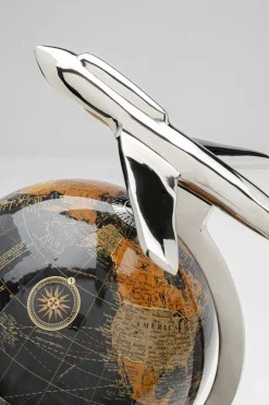 KARE Deko Objekt Globe Top Plane 39cm Hot