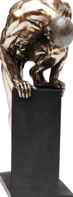 KARE Deko Objekt Nude Man Stand Bronze 35cm New