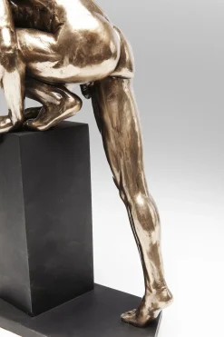 KARE Deko Objekt Nude Man Stand Bronze 35cm New