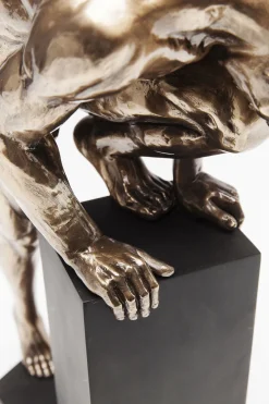 KARE Deko Objekt Nude Man Stand Bronze 35cm New