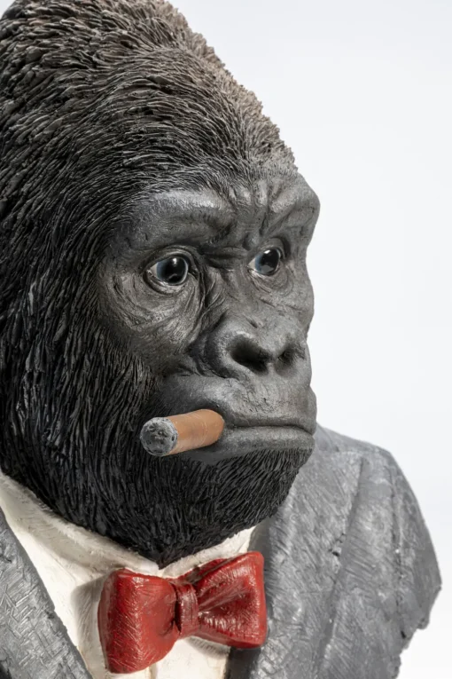 KARE Deko Objekt Smoking Gorilla 48cm Fashion