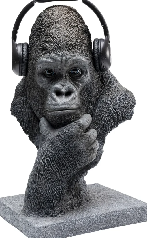KARE Deko Objekt Thinking Gorilla Head 49cm Fashion