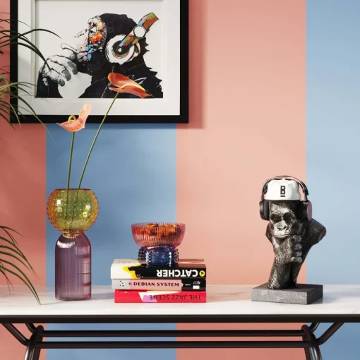 KARE Deko Objekt Thinking Gorilla Head 49cm Fashion
