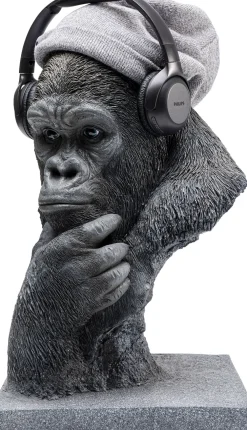 KARE Deko Objekt Thinking Gorilla Head 49cm Fashion