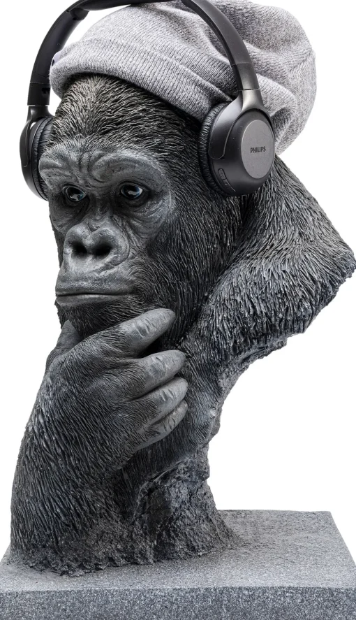 KARE Deko Objekt Thinking Gorilla Head 49cm Fashion