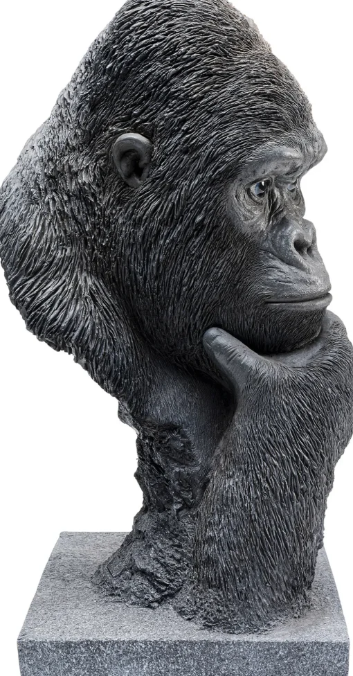 KARE Deko Objekt Thinking Gorilla Head 49cm Fashion