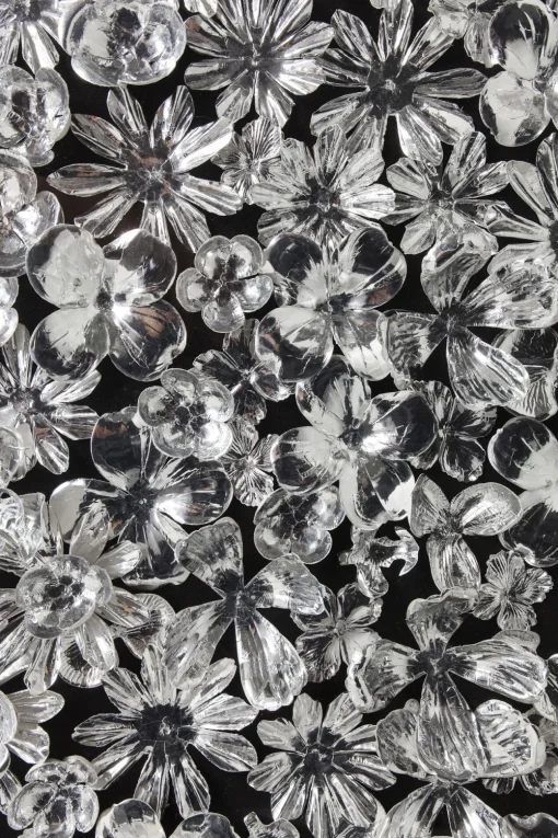 KARE Deko Rahmen Silver Flower 100x100cm Outlet