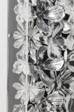 KARE Deko Rahmen Silver Flower 100x100cm Outlet