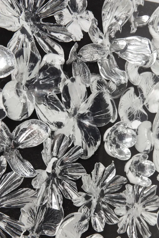KARE Deko Rahmen Silver Flower 100x100cm Outlet
