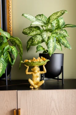KARE Deko Schale Banana Leaf 14x24cm Best