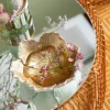 KARE Deko Schale Flower Bloom Creme Gold Ø20cm Online