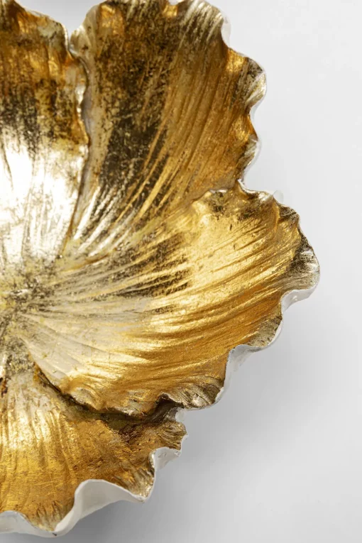 KARE Deko Schale Flower Bloom Creme Gold Ø20cm Online