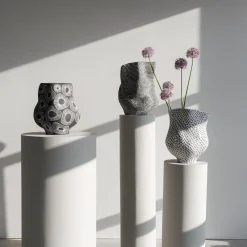 KARE Deko Vase Anemone Schwarz 43cm Discount
