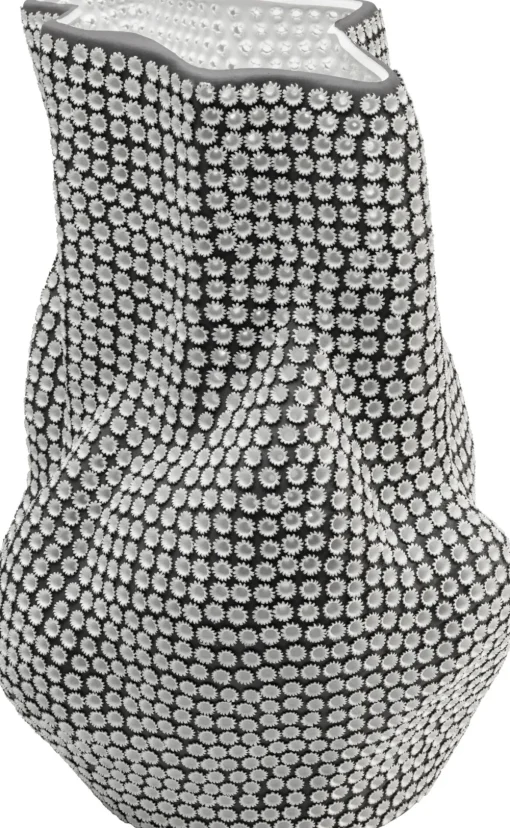 KARE Deko Vase Anemone Schwarz 43cm Discount
