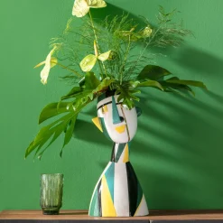 KARE Deko Vase Happy Face 43cm Outlet