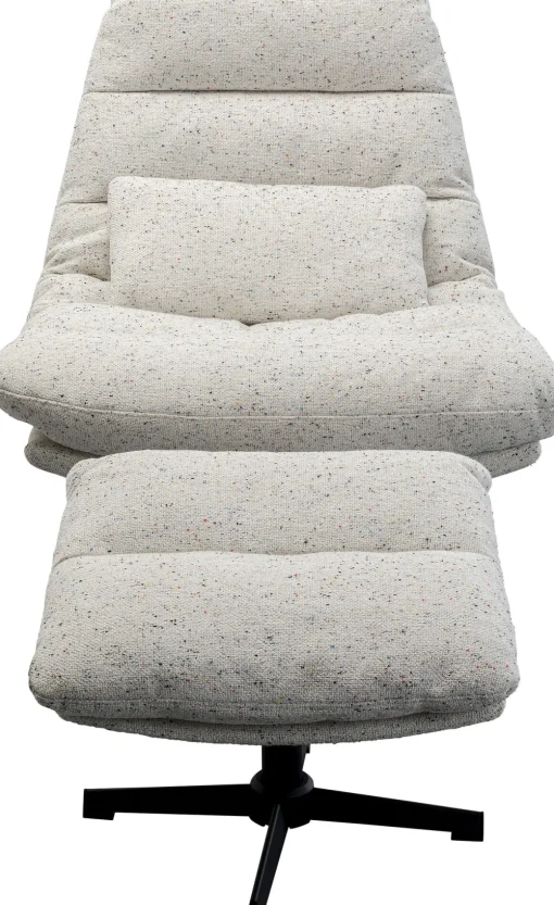 KARE Drehsessel + Hocker Columbia Sale