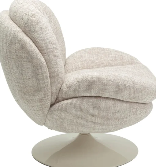 KARE Drehsessel Cosy Beige Fashion