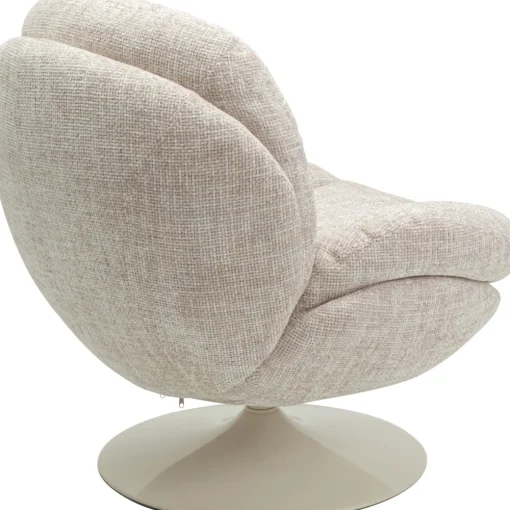 KARE Drehsessel Cosy Beige Fashion