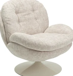 KARE Drehsessel Cosy Beige Fashion