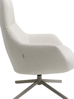 KARE Drehsessel Mimi Creme Hot