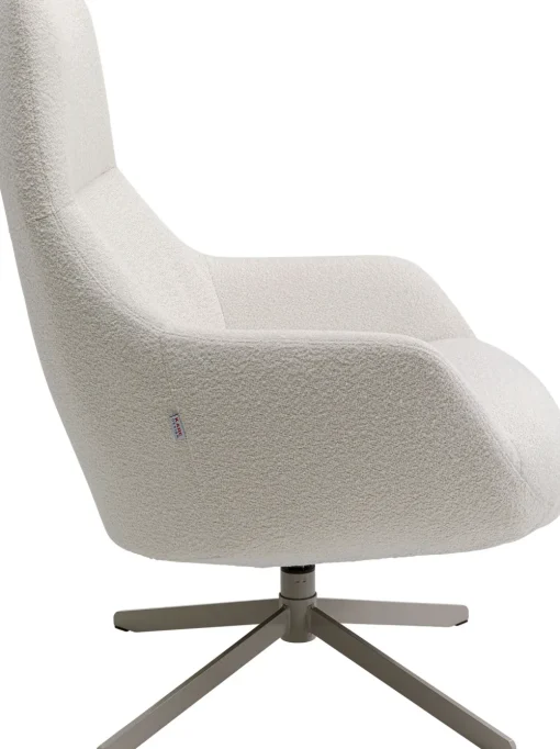 KARE Drehsessel Mimi Creme Hot