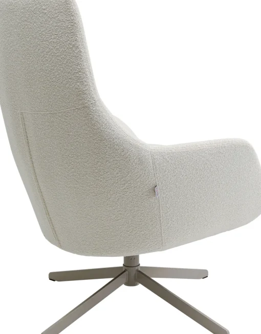 KARE Drehsessel Mimi Creme Hot