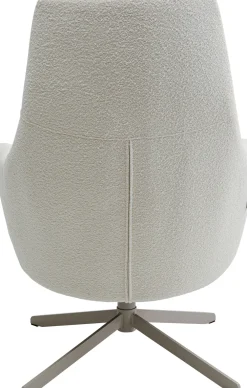 KARE Drehsessel Mimi Creme Hot