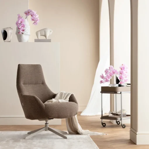 KARE Drehsessel Mimi Mocca Outlet
