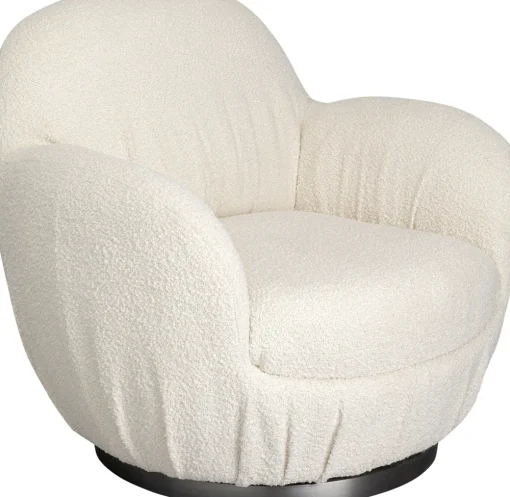 KARE Drehsessel Nube Boucle Hot