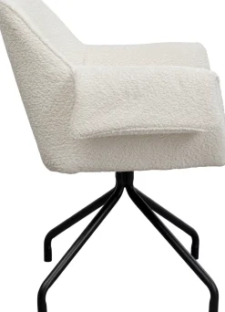 KARE Drehstuhl Bess Creme Fashion