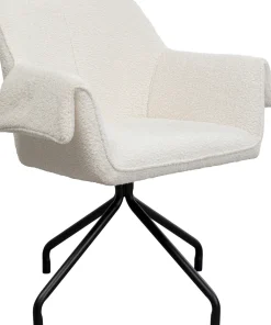 KARE Drehstuhl Bess Creme Fashion